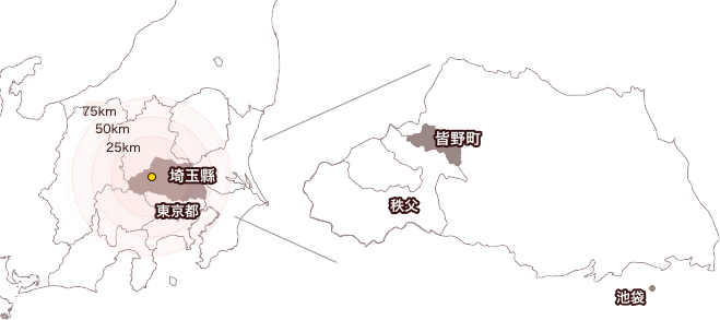 皆野町在這裡