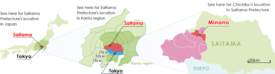 Chichibu map