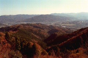 破風山から皆野町方面